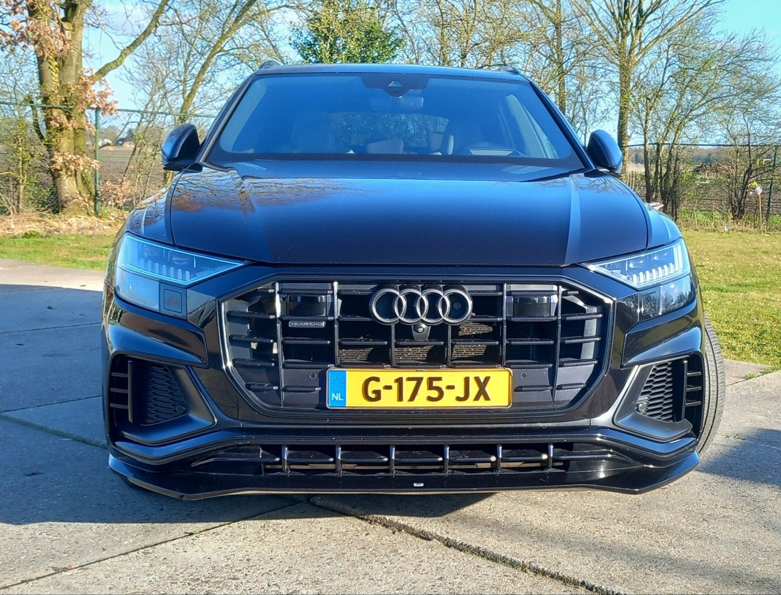 Audi Q8 50 TDI Quattro  Tiptronic, Auto's, Automaat, Zwart, Bedrijf, SUV of Terreinwagen