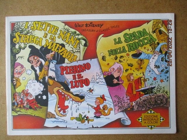 adv6390 treasury of classic tales italiaans disney, Eén stripboek, Ophalen, Gelezen