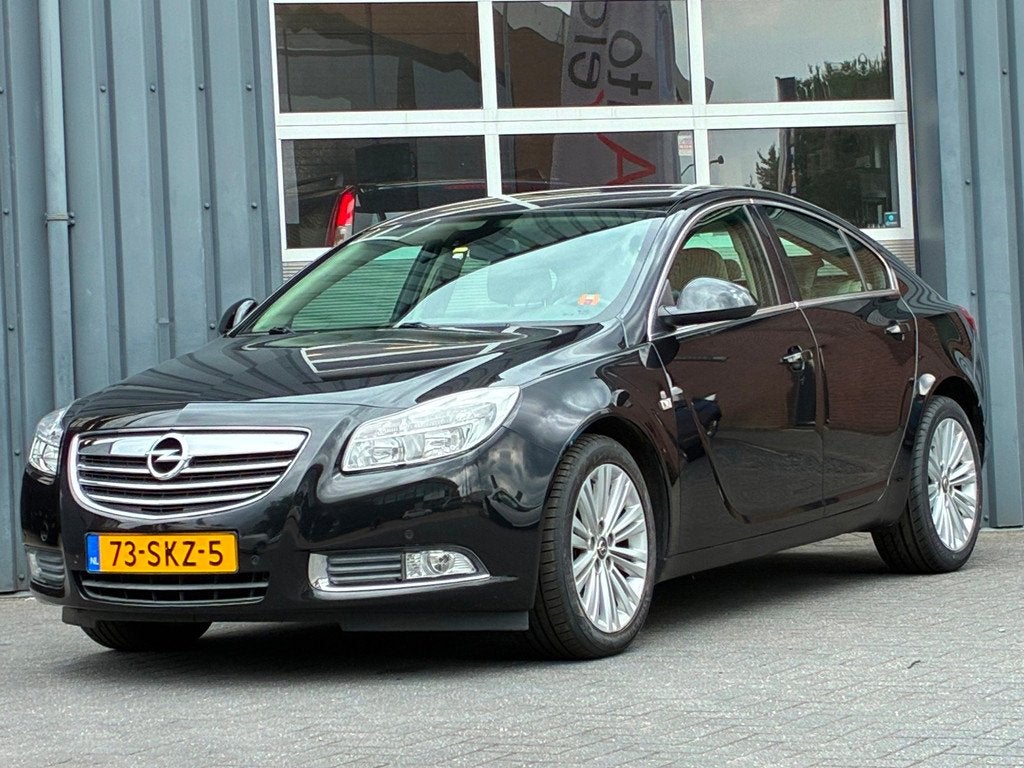 Opel Insignia 2.0 T Edition Automaat Leder Climate controle, Auto's, Opel, Gebruikt, 4 cilinders, Zwart, Bedrijf