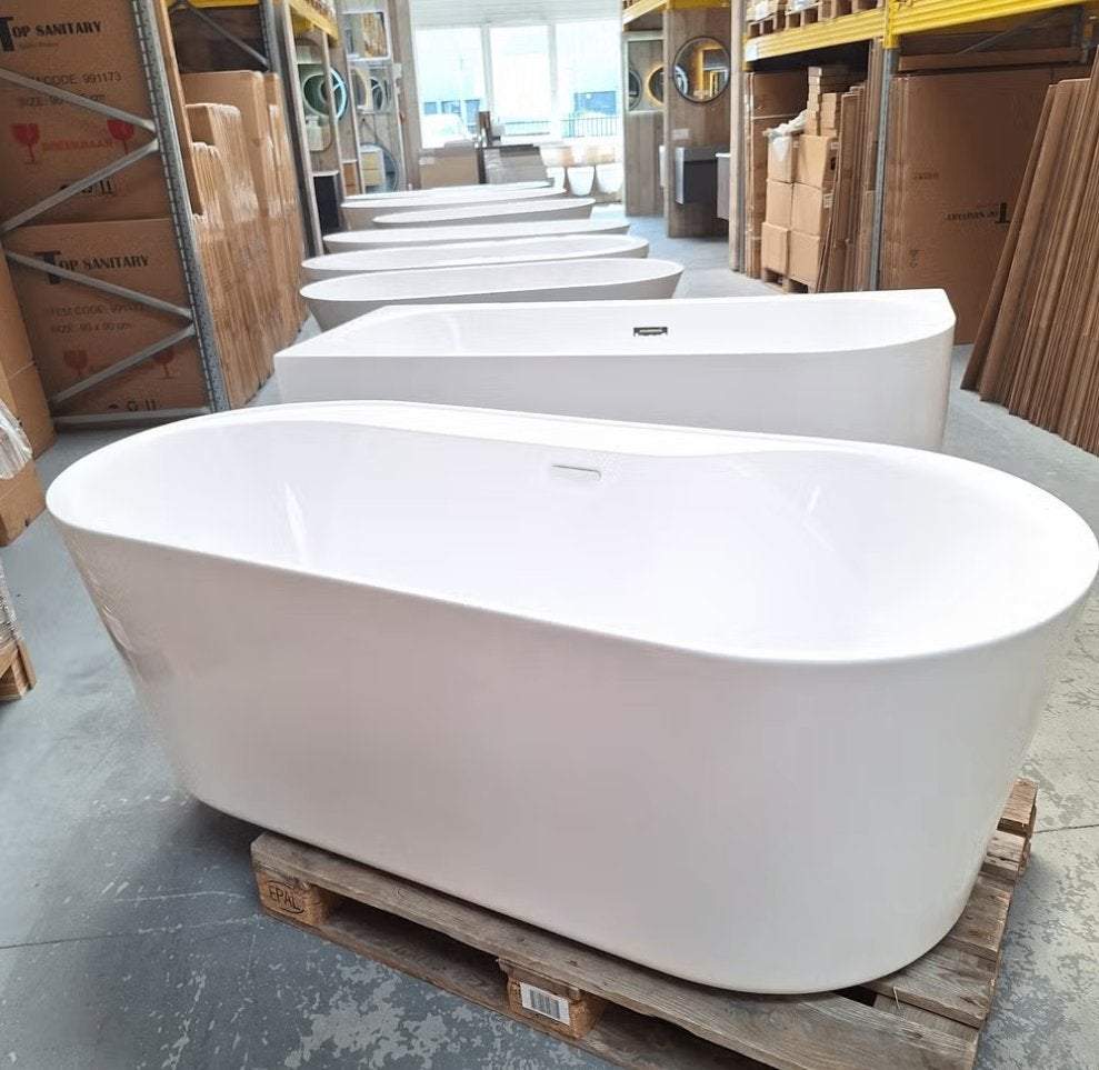 Elegante badkuip vrijstaand luxe uitvoering 180 cm nr348, Ophalen of Verzenden, Nieuw