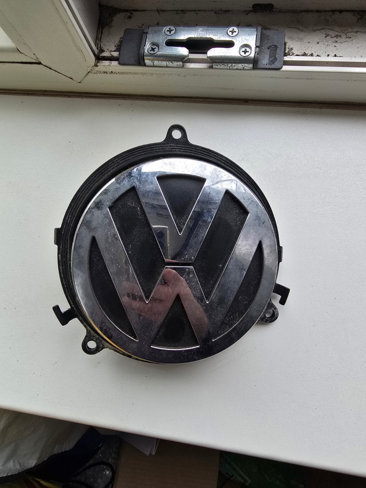 VW Golf 5/6 achterklep 3D logo - Goed werkend, Gebruikt, Achterklep, Achter, Verzenden
