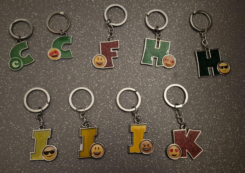 Letter sleutelhangers C, F, H, I en K NIEUW, Ophalen of Verzenden, Nieuw