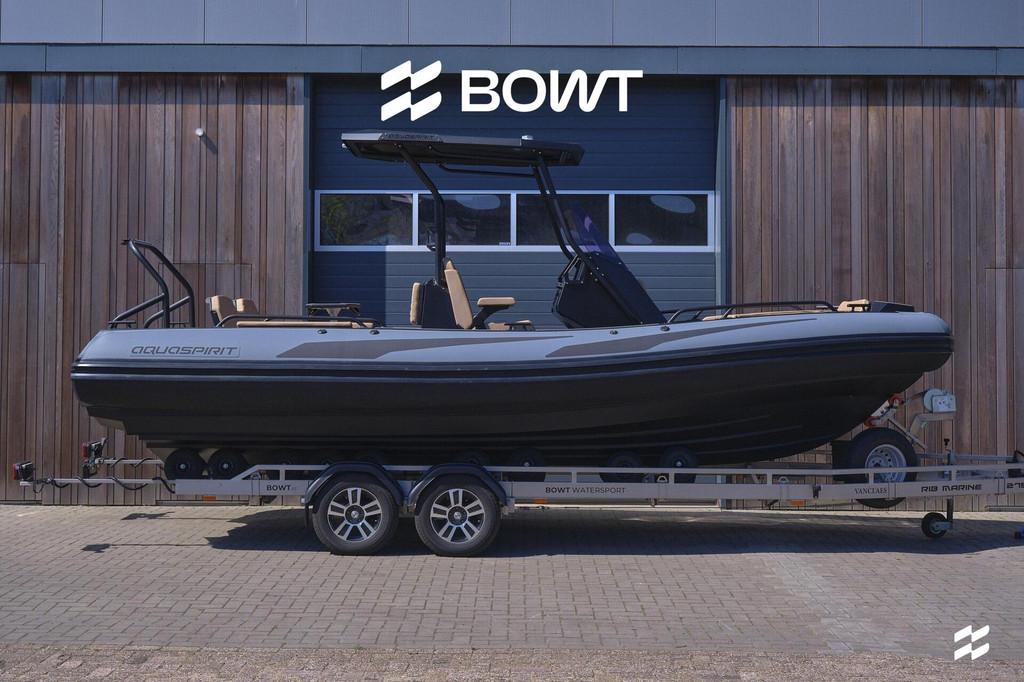 AQUASPIRIT S700 | 2025 | Aluminium RIB | D-Tubes | 300pk, Watersport en Boten, Rubberboten, Nieuw, Benzine, Aquaspirit