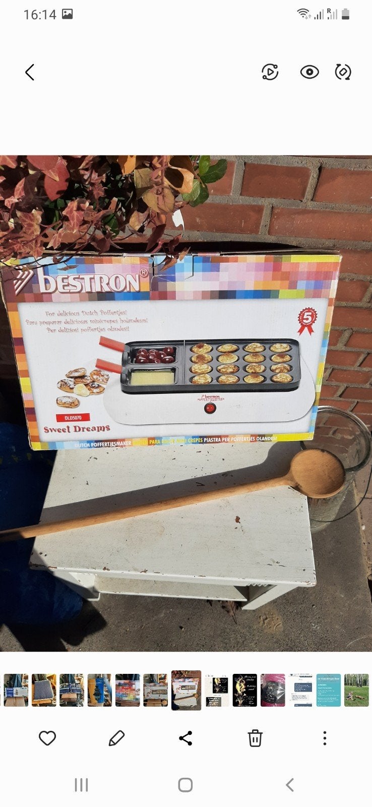 Poffertjesmaker nieuw in doos, Ophalen of Verzenden, Nieuw