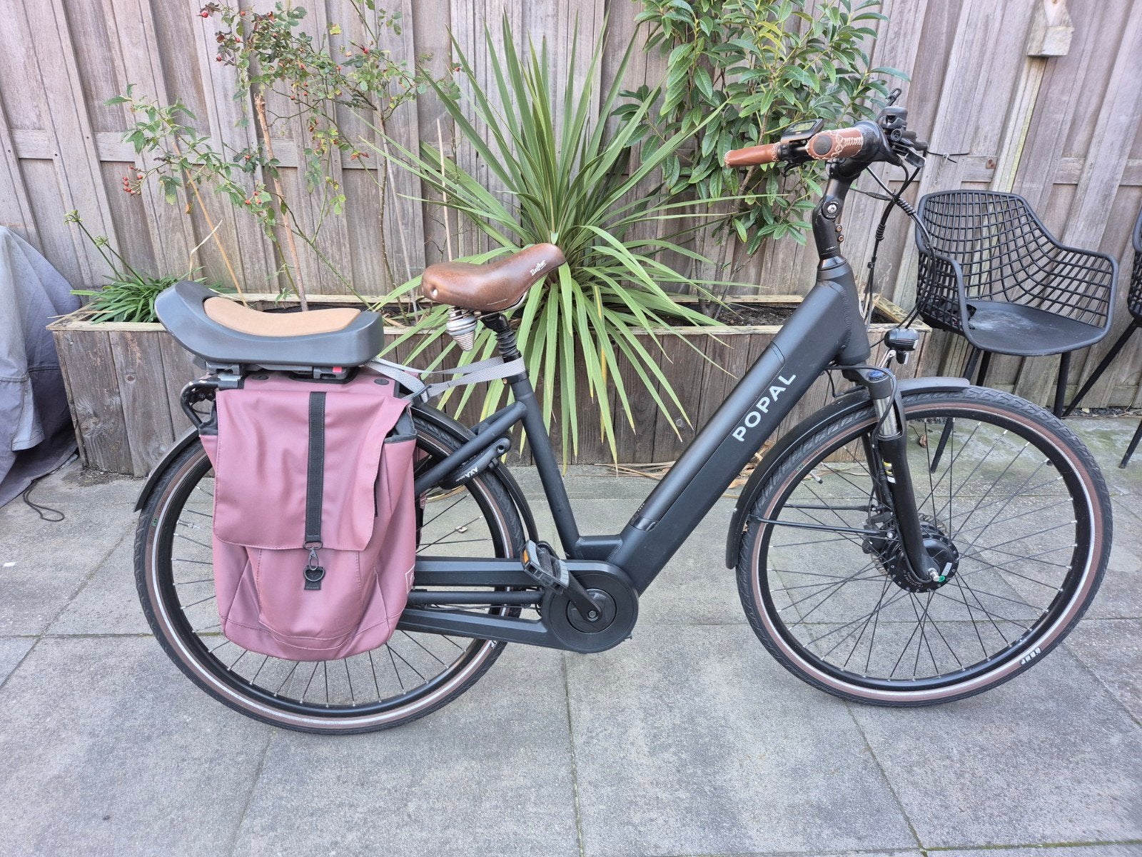 Popal E-bike met Bafang motor, Fietsen en Brommers, Ophalen, Minder dan 30 km per accu, Overige merken