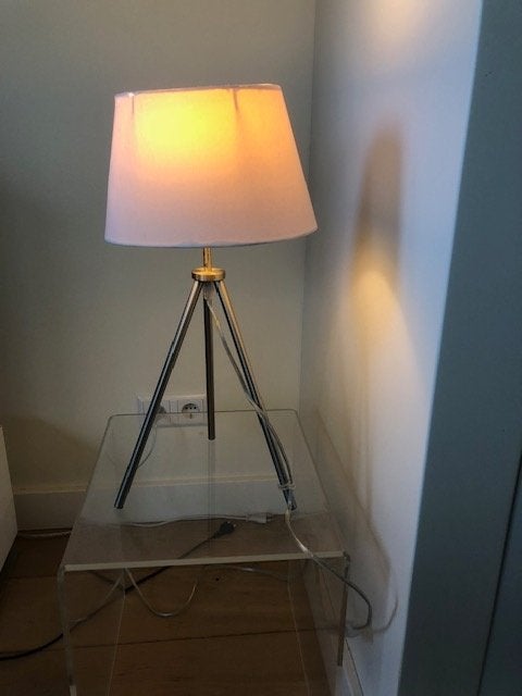 schemerlamp, Huis en Inrichting, 50 cm, Ophalen of Verzenden, Kunststof, Gebruikt
