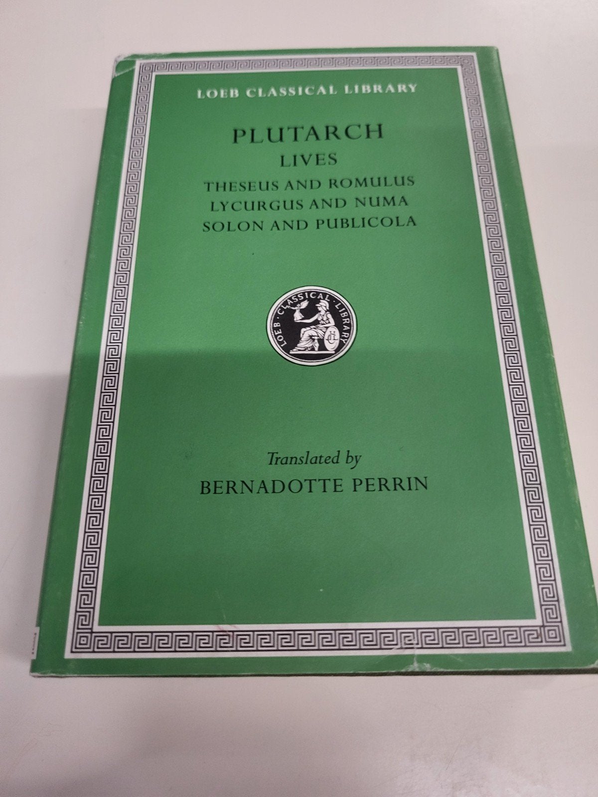 Plutarch Lives 1, The loeb classical library, Niet van toepassing, Ophalen of Verzenden, Zo goed als nieuw