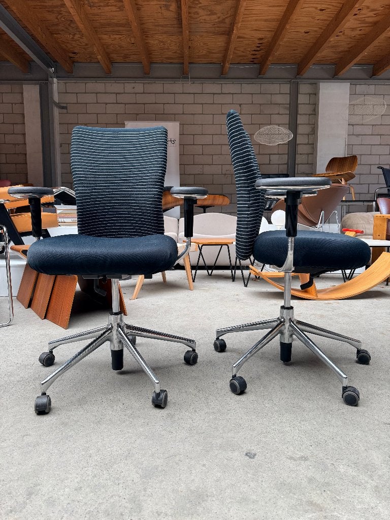 Vitra T-chair bureaustoel  (voorraad: meerdere), Ophalen, Gebruikt, Zwart, X