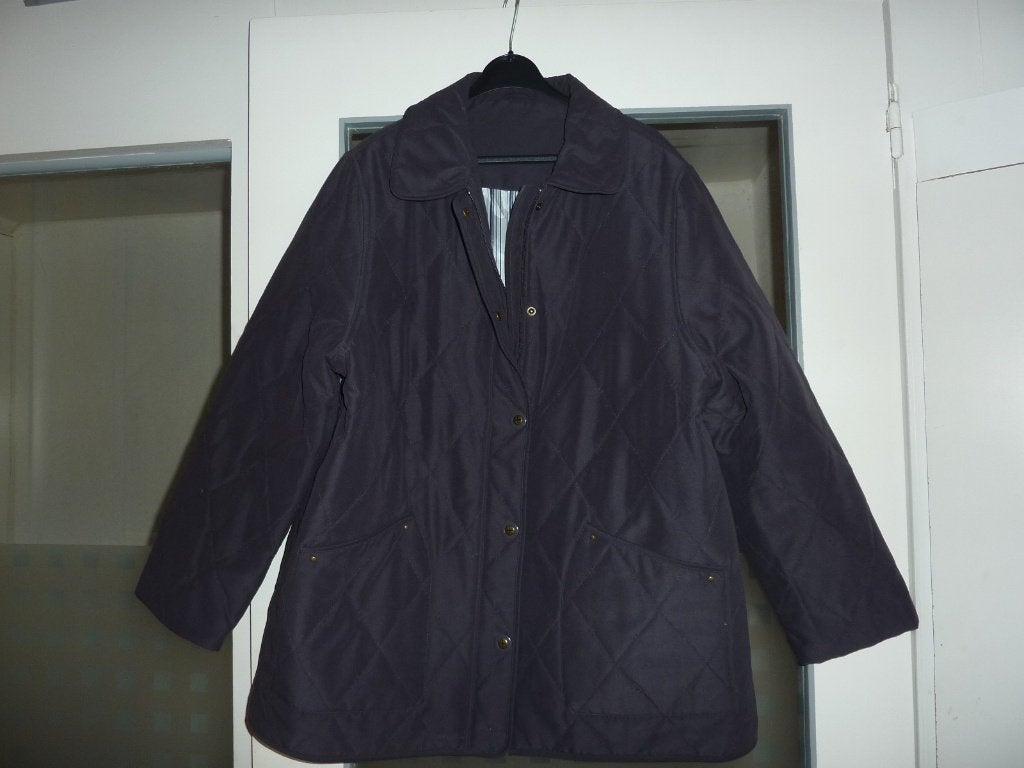donkerblauwe jas maat 44, Blauw, Maat 42/44 (L), Ophalen of Verzenden, Zo goed als nieuw