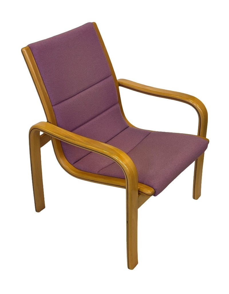 Vintage Yngve Ekström Swedese Fauteuil Melano Armchair, Vintage, Hout, Gebruikt, Vintage