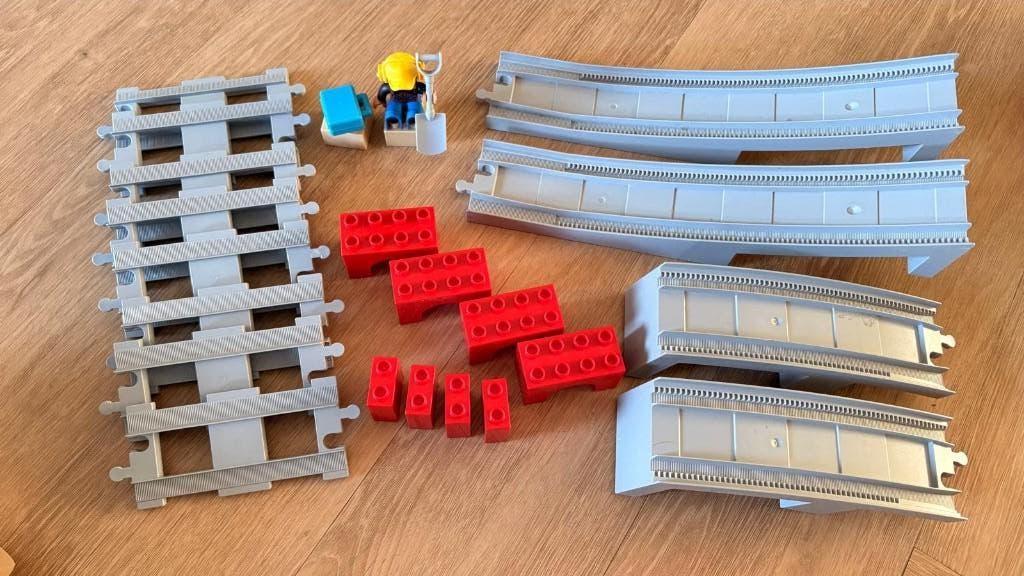 Duplo Treinbrug en -rails 10872, Ophalen of Verzenden, Duplo, Complete set, City