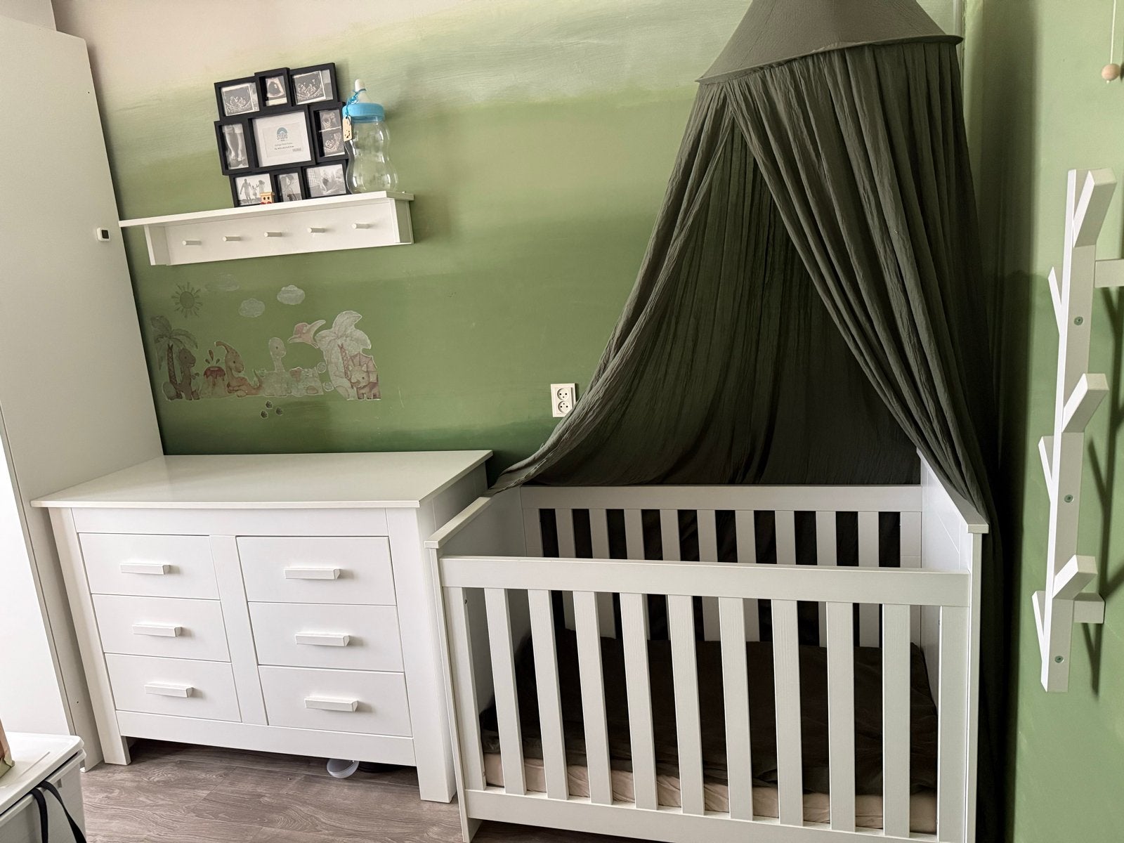 Bopita 3-delige babykamer set met Aerosleep matras, Ophalen, Gebruikt, 70 tot 85 cm, Minder dan 140 cm