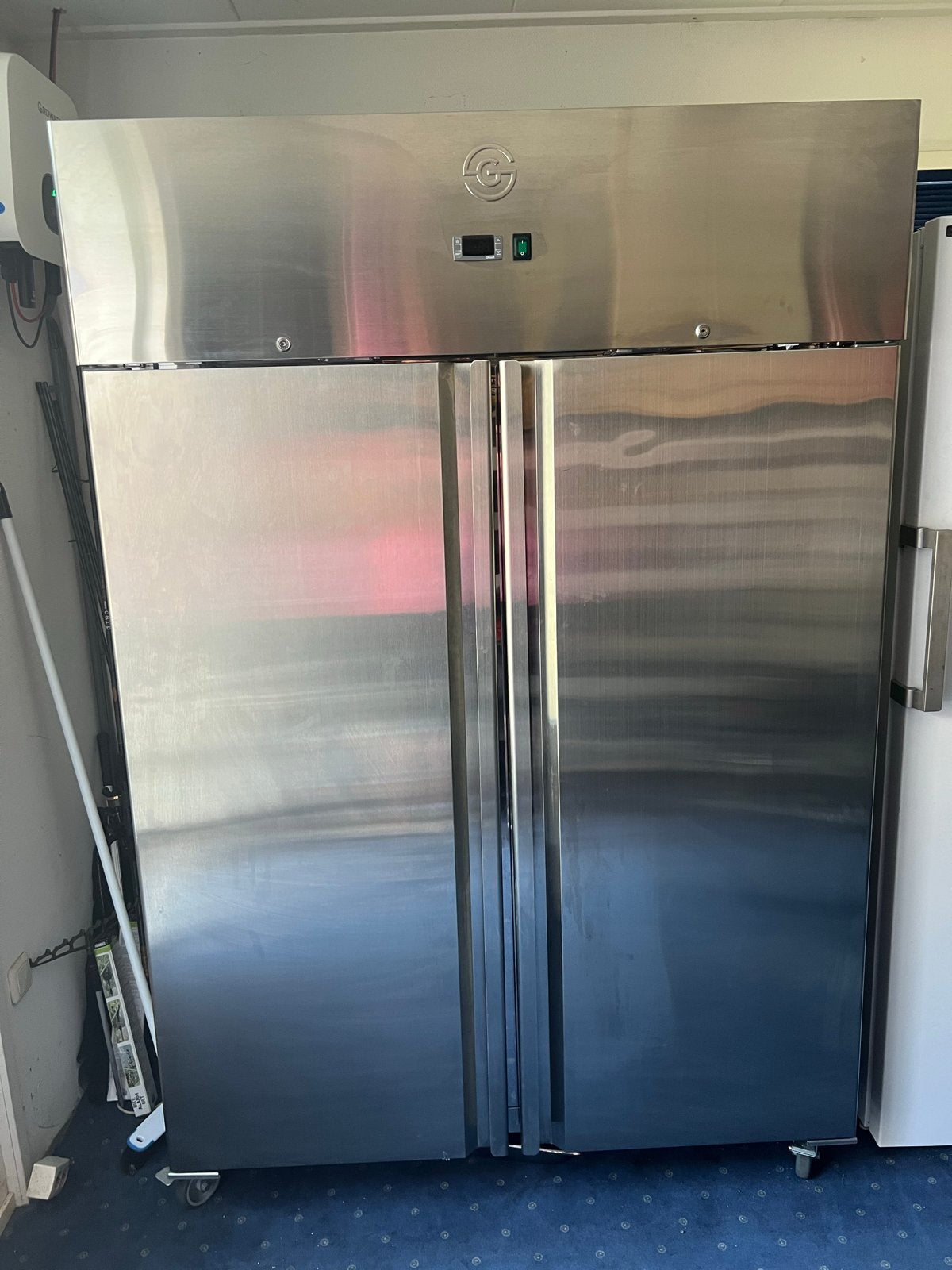 Professionele Vrieskast 1200 Liter RVS - Zo goed als nieuw, 160 cm of meer, Zo goed als nieuw, Vrijstaand, 90 cm of meer