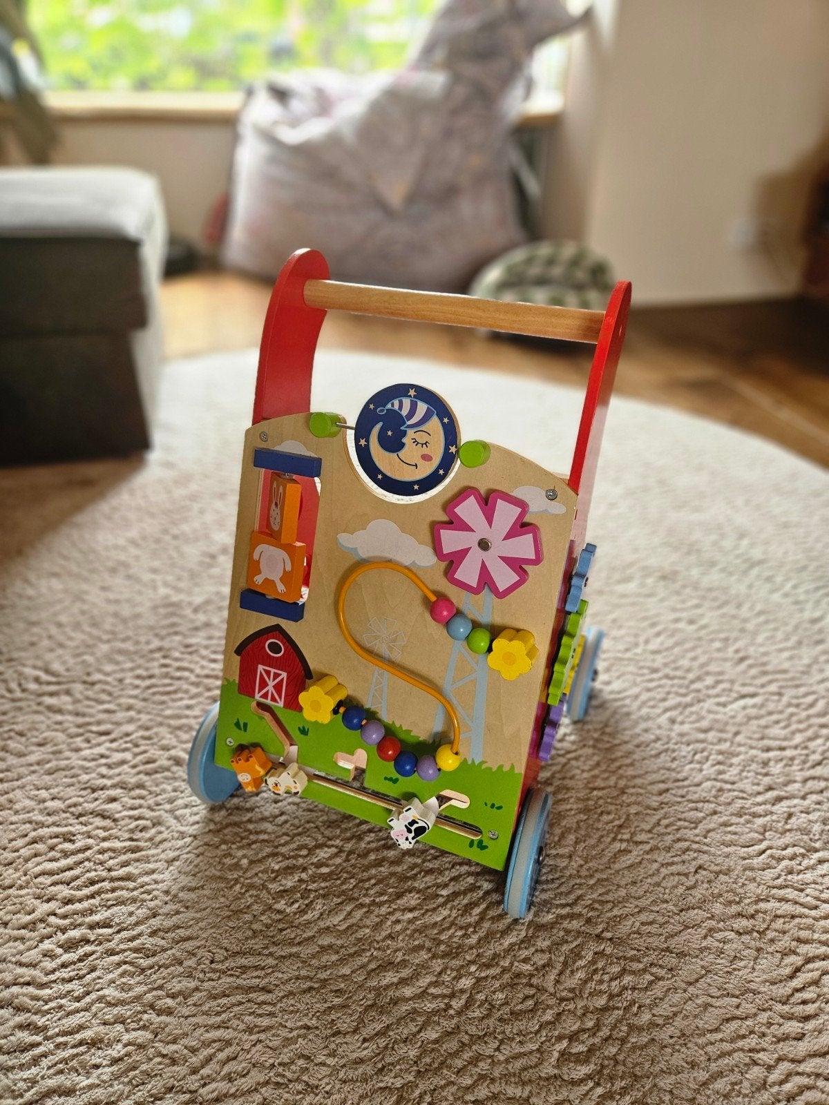 Viga loopwagen met activiteitenbord, Ophalen, Zo goed als nieuw, Toebehoren
