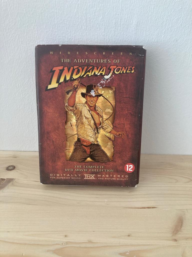Indiana Jones Complete DVD Collectie Boxset (4 discs), Gebruikt, Boxset, Actiethriller, Ophalen of Verzenden