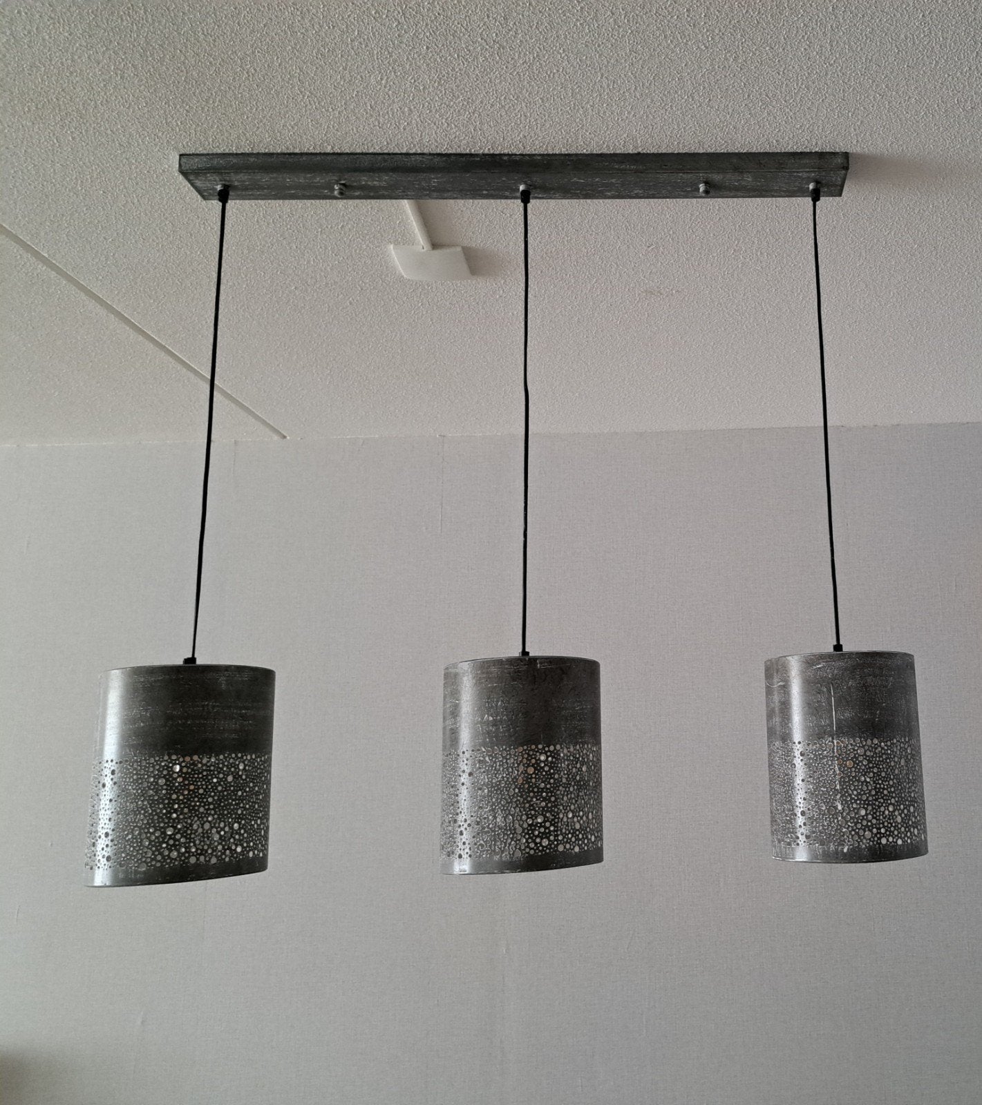 hanglampenset, Ophalen, E27 (groot), Zo goed als nieuw, Metaal