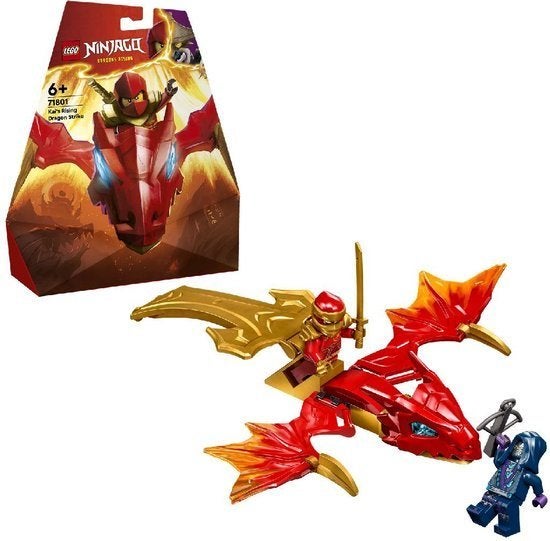 LEGO Ninjago 71801 Kai's rijzende drakenaanval, Lego, Ophalen of Verzenden, Zo goed als nieuw, Ninjago