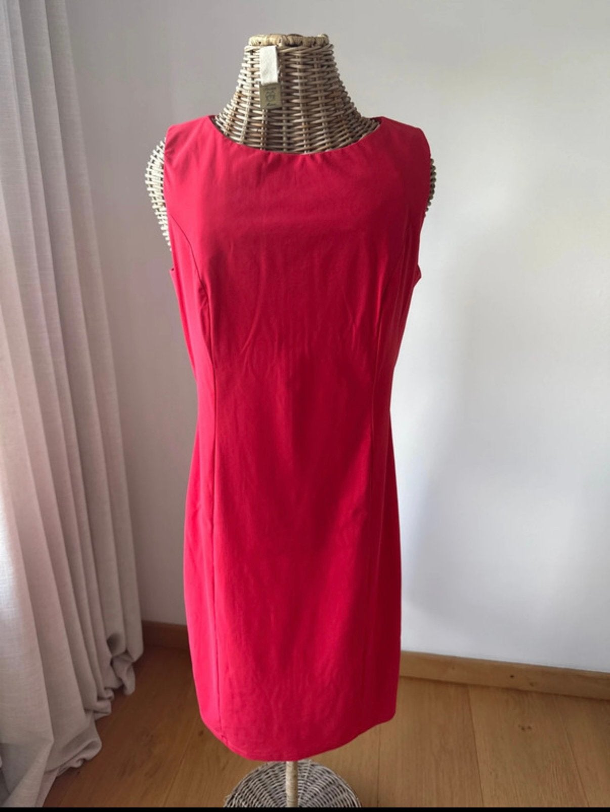 LaDress rode zomer jurk - maat M, Kleding | Dames, Maat 38/40 (M), Ophalen of Verzenden, Zo goed als nieuw, Boven de knie