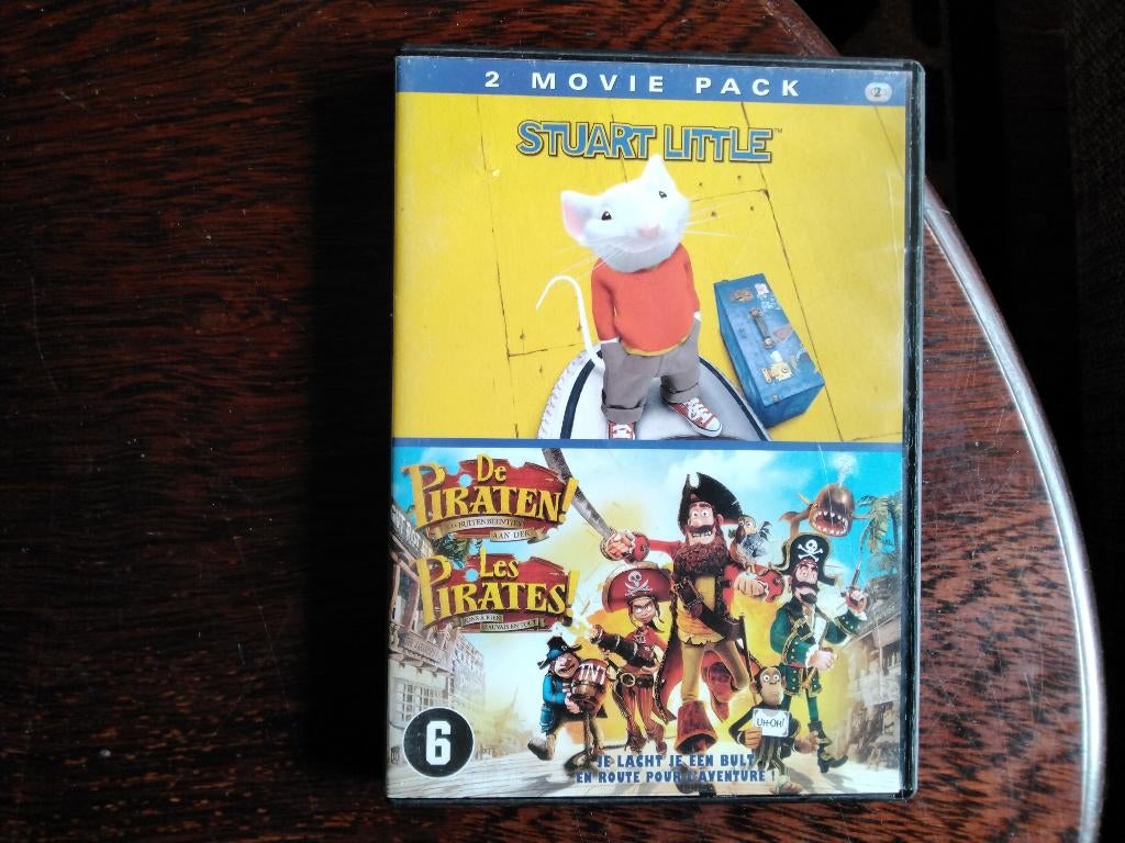 Stuart little en De piraten alle buitenbeentjes aan dek, ori, Avontuur, Ophalen of Verzenden, Zo goed als nieuw, Vanaf 6 jaar