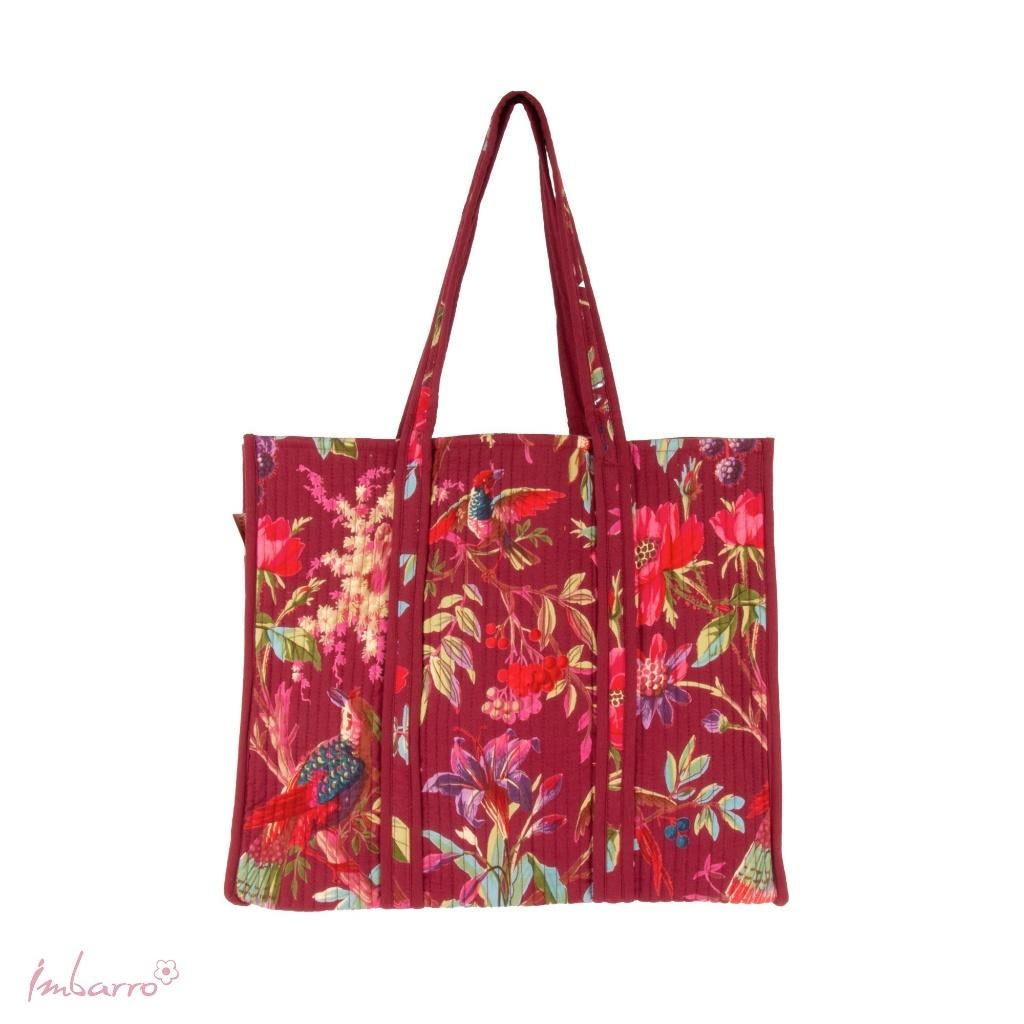 rode of gele gewatteerde shopper paradise Imbarro leuk kado, -, -, Shopper, Nieuw