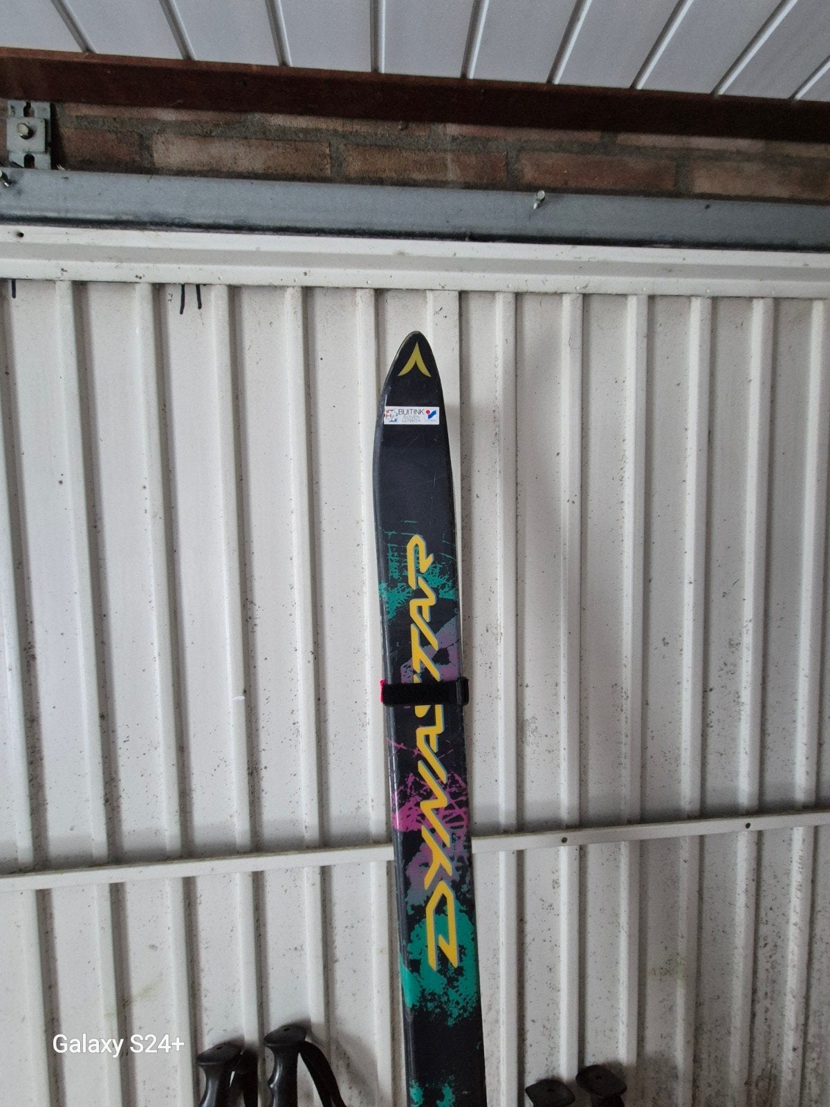 Dynastar ski's met schoenen en stokken, 160 tot 180 cm, Gebruikt, Skiën, Ski's