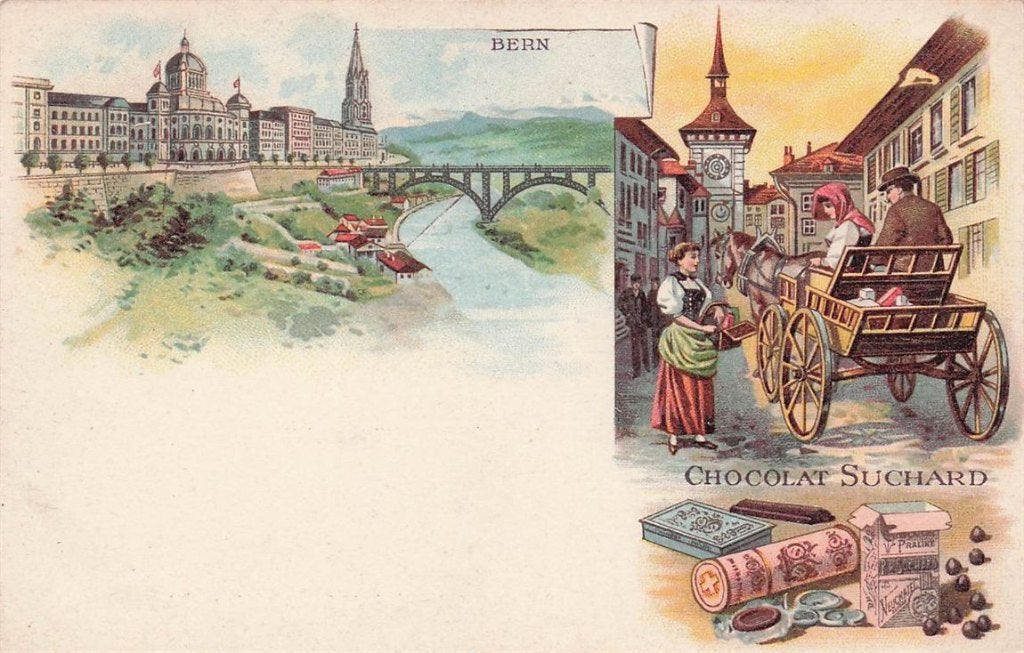 702-298-015 Bern Chocolat Suchard, Verzamelen, Verzenden, Voor 1920, Overig Europa