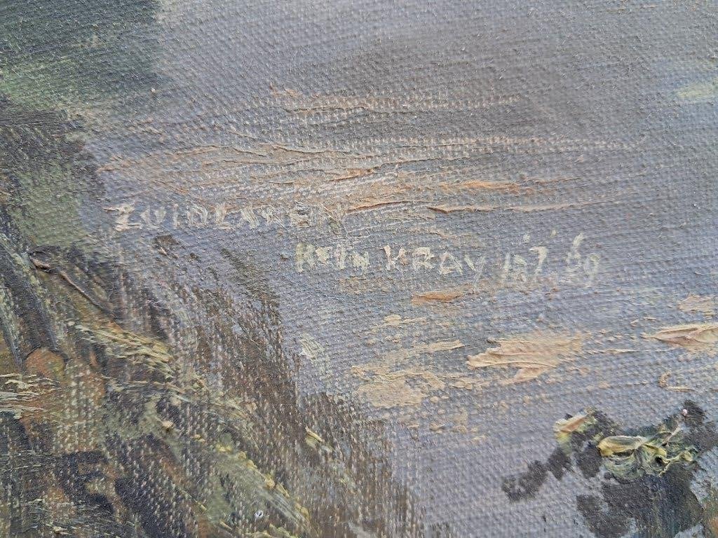 Hein kray, Antiek en Kunst, Ophalen, Doek, Surrealisme, Landschap