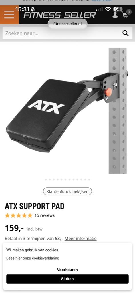 GEZOCHT:rack attachments voor ATX/Rogue/Rep/Sorinex/Atletica, Ophalen, Zo goed als nieuw, Overige typen