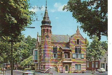 Ansichtkaart 	Oisterwijk	Gemeentehuis, Verzenden, 1960 tot 1980, Gelopen, Noord-Brabant