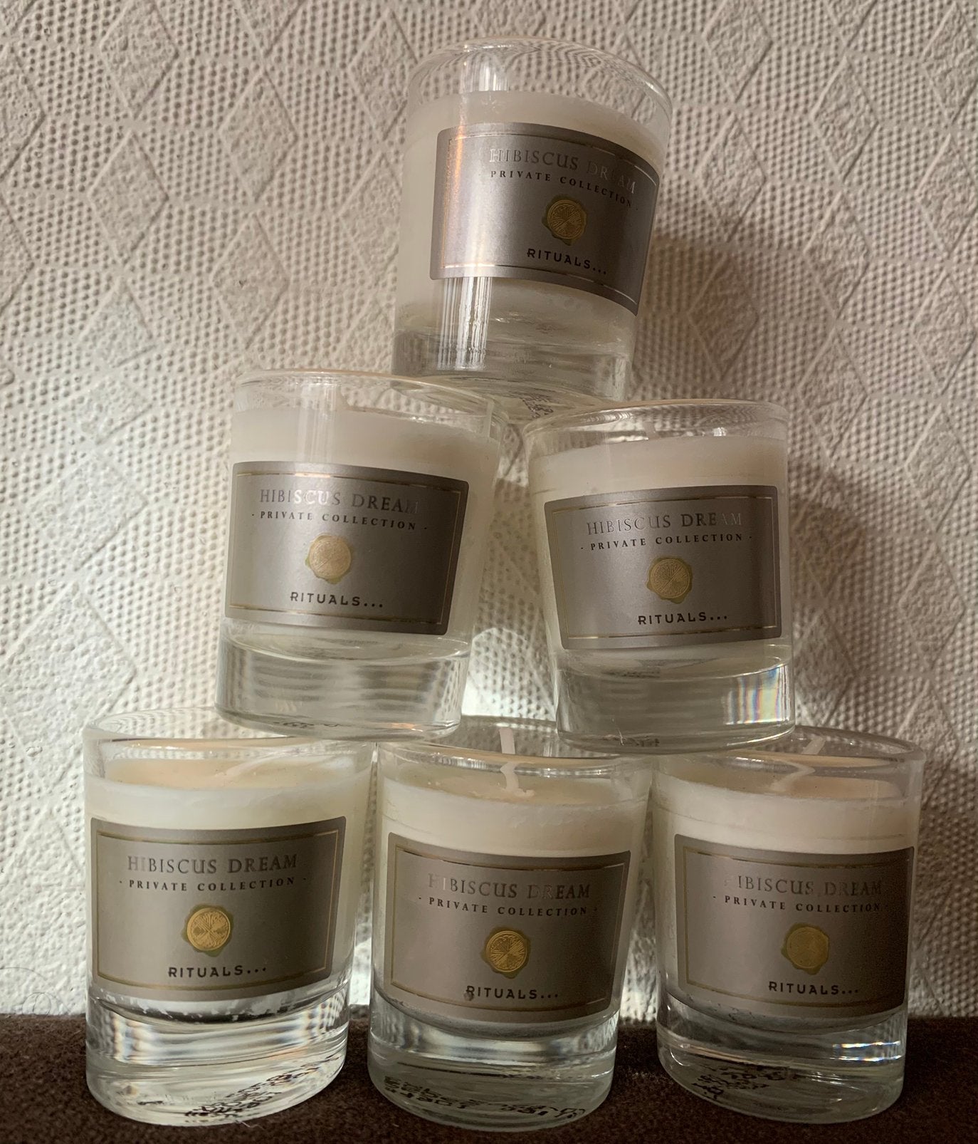 Rituals Hibiscus mini kaarsjes, Huis en Inrichting, Woonaccessoires | Kandelaars en Kaarsen, Nieuw, Ophalen of Verzenden, Glas