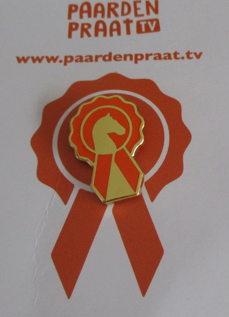 Pin speld paard paardenpraattv paardenpraat tv nieuw, Ophalen of Verzenden, Nieuw, Paard, Overige typen