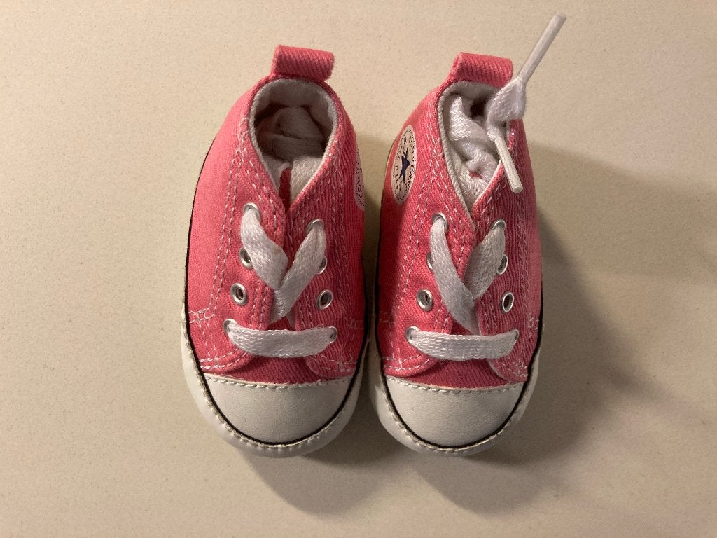 Converse All Star baby schoentjes soft roze wit maat 17-18!, Kinderen en Baby's, Babykleding | Schoentjes en Sokjes, Schoentjes