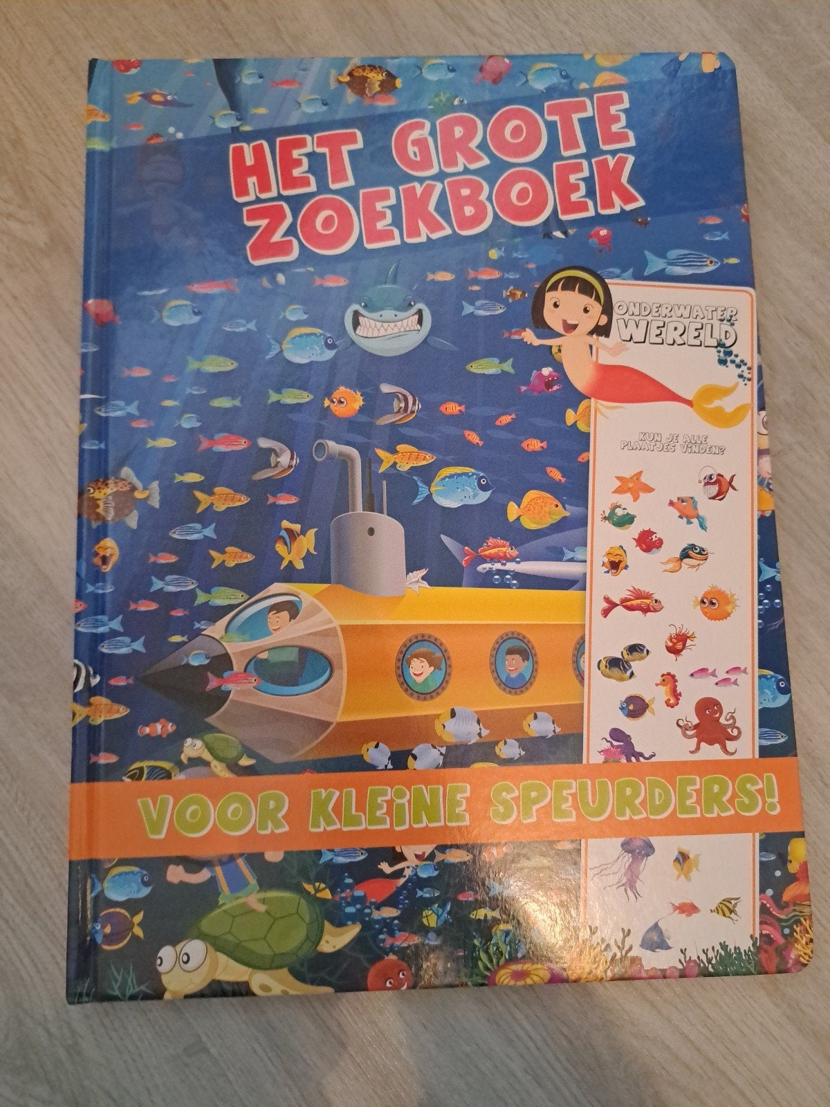 Het grote zoekboek voor kleine speurders ZGAN!, Ophalen of Verzenden, Zo goed als nieuw, Uitklap-, Voel- of Ontdekboek, 6 tot 12 maanden
