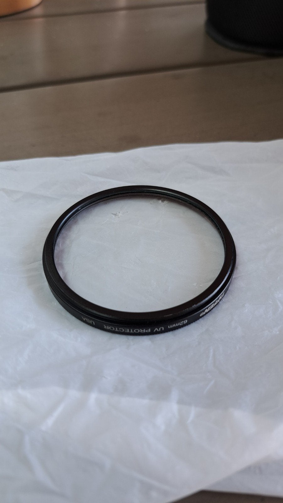Tiffen 62mm UV Protector filter voor camera, Overige merken, 60 tot 70 mm, UV-filter, Ophalen of Verzenden