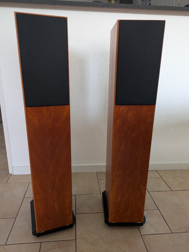 Totem Sttaf luidspreker set, Vloerstaande luidspreker, Gebruikt, 60 tot 120 watt, Ophalen