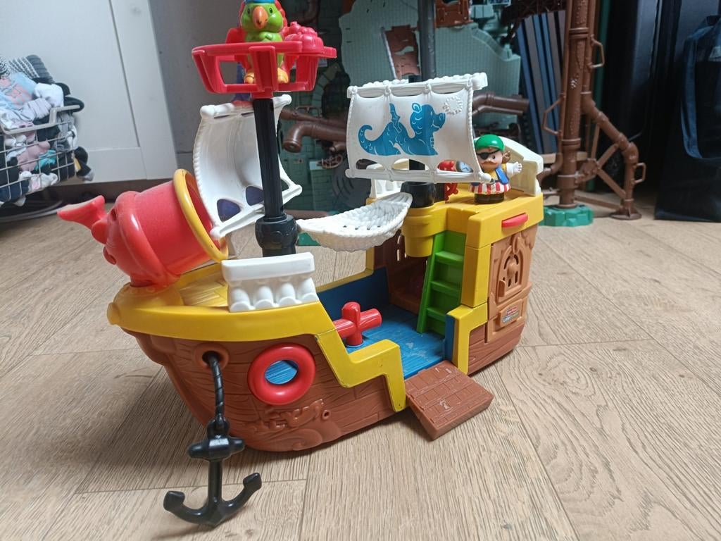 Leuk piratenboot speelgoed voor uren speelplezier, Ophalen of Verzenden, Gebruikt, Jongen of Meisje