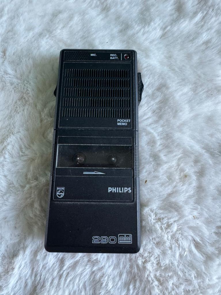Vintage Philips Pocket Memo 290 Mini Cassette Recorder, Ophalen of Verzenden, Bandrecorder