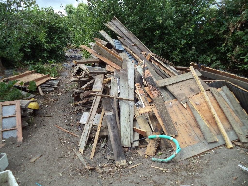 Gratis brandhout, Tuin en Terras, Ophalen, Gebruikt, Hout, Tuinhek