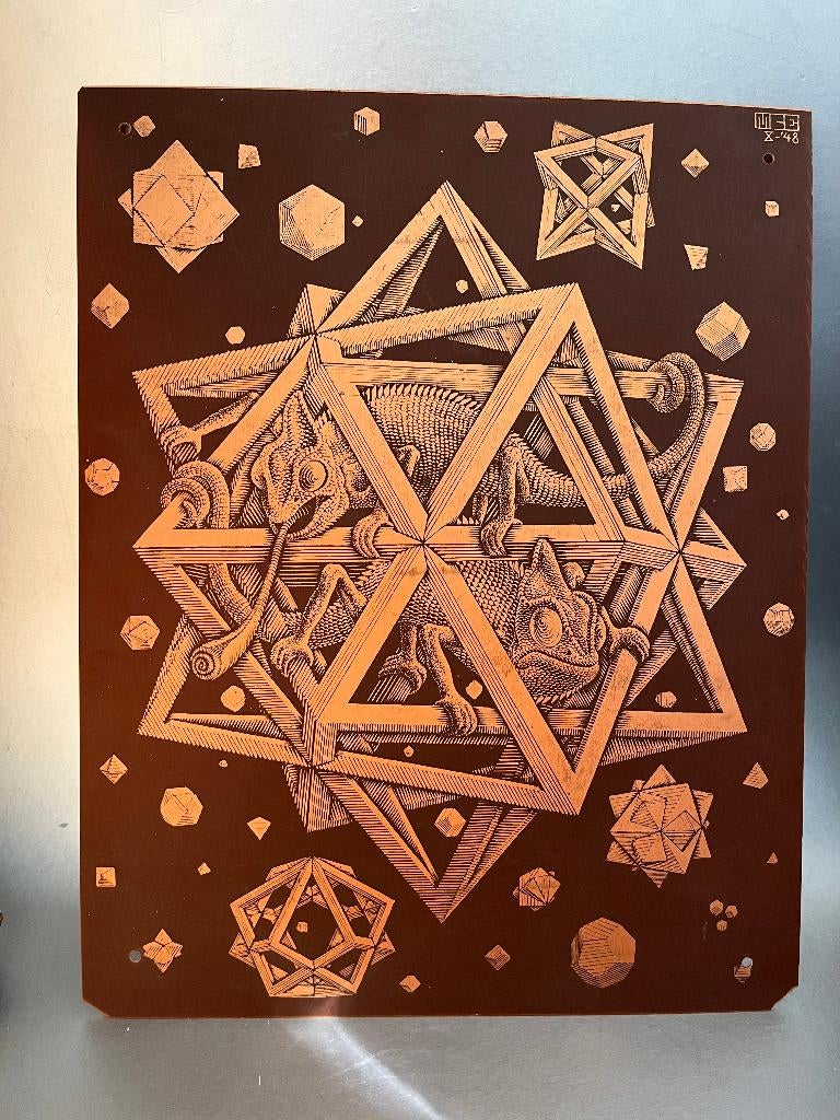 Escher plaat, Ophalen of Verzenden