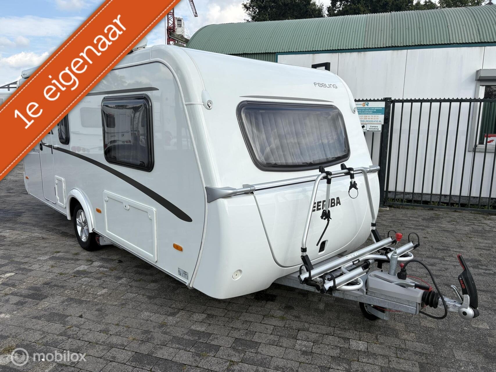 Eriba 470 Feeling Dakluifel, Mover, Fietsenrek, Caravans en Kamperen, Hymer-Eriba GmBH, Bedrijf, Info@eriba.de, 6 tot 7 meter