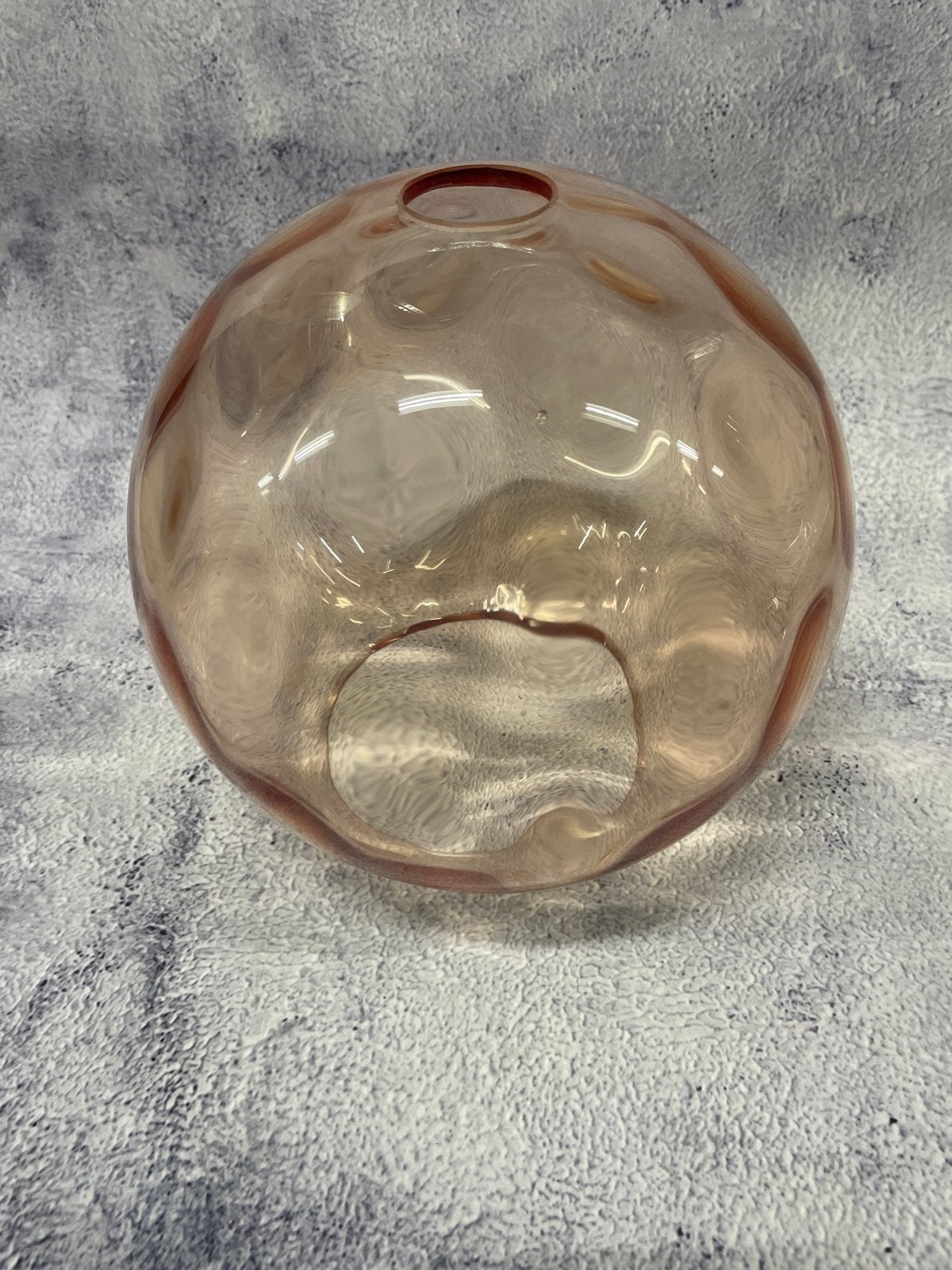 Made Ilaria Hanglamp Glazen Bol 16 cm Oranje, Huis en Inrichting, Ophalen of Verzenden, Gebruikt