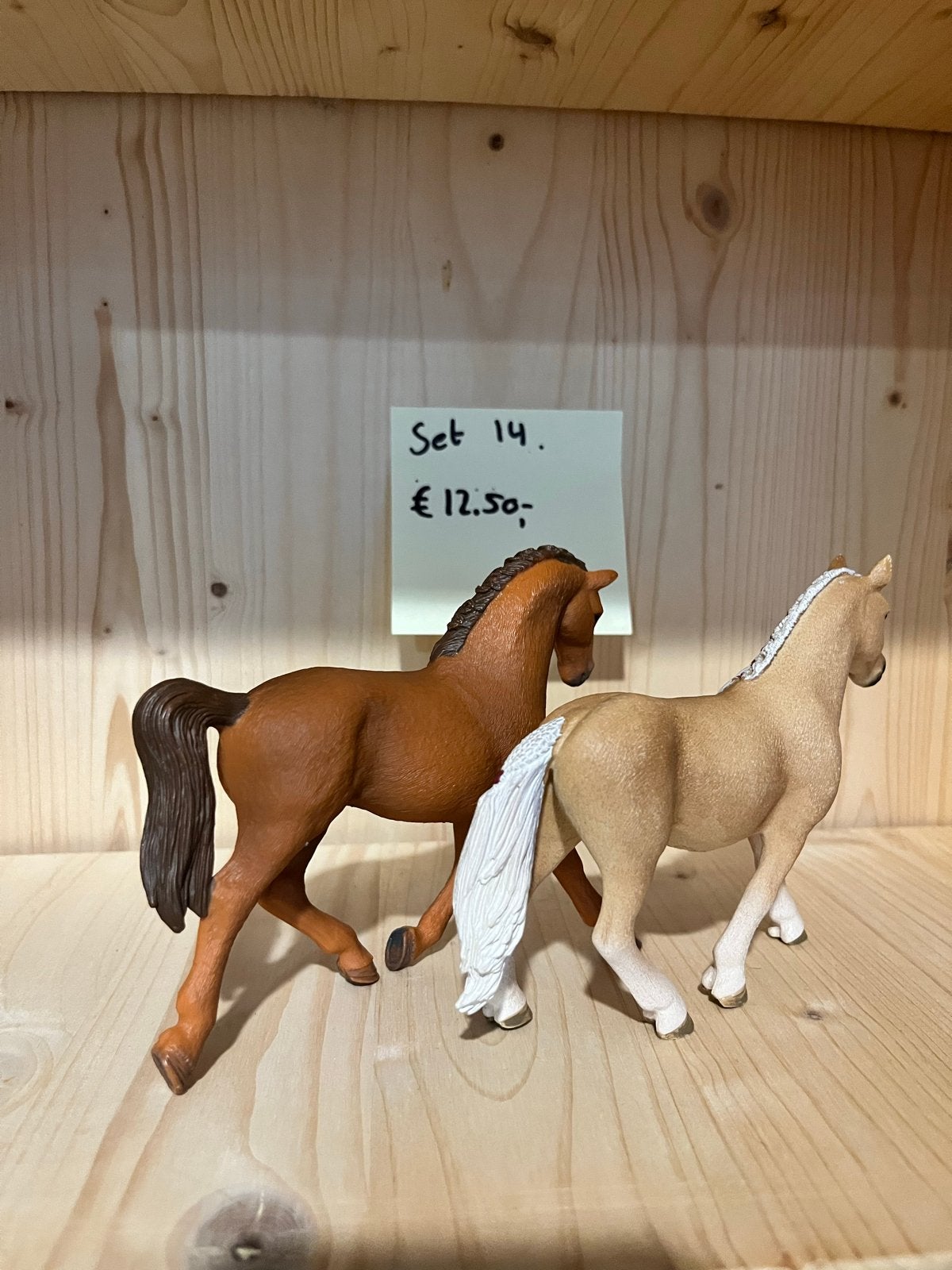 Schleich paarden set - Set 14, Ophalen of Verzenden, Gebruikt, Jongen of Meisje