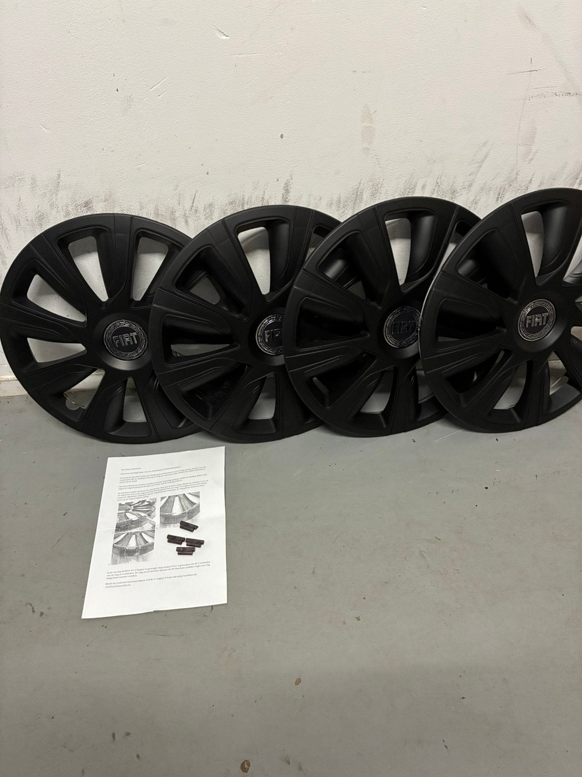 Nieuwe wieldoppen voor Fiat auto, maat 15 inch, Ophalen, Nieuw