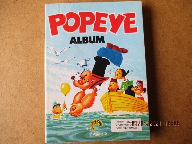 adv0811 popeye album, Eén stripboek, Ophalen, Gelezen