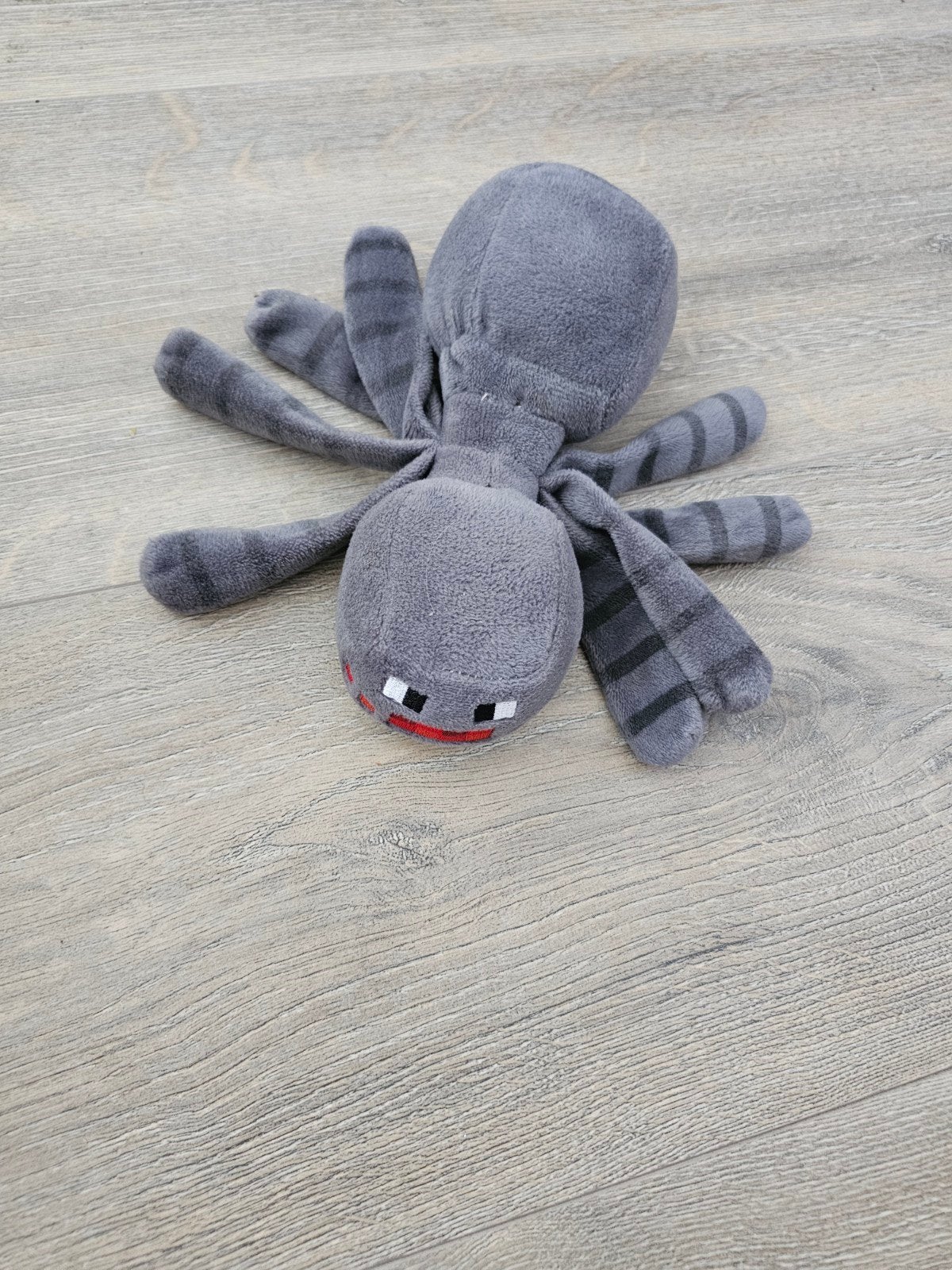 Minecraft Spinnenknuffel - Grijs, Zo goed als nieuw, Overige merken, Overige karakters, Overige typen, Grijs