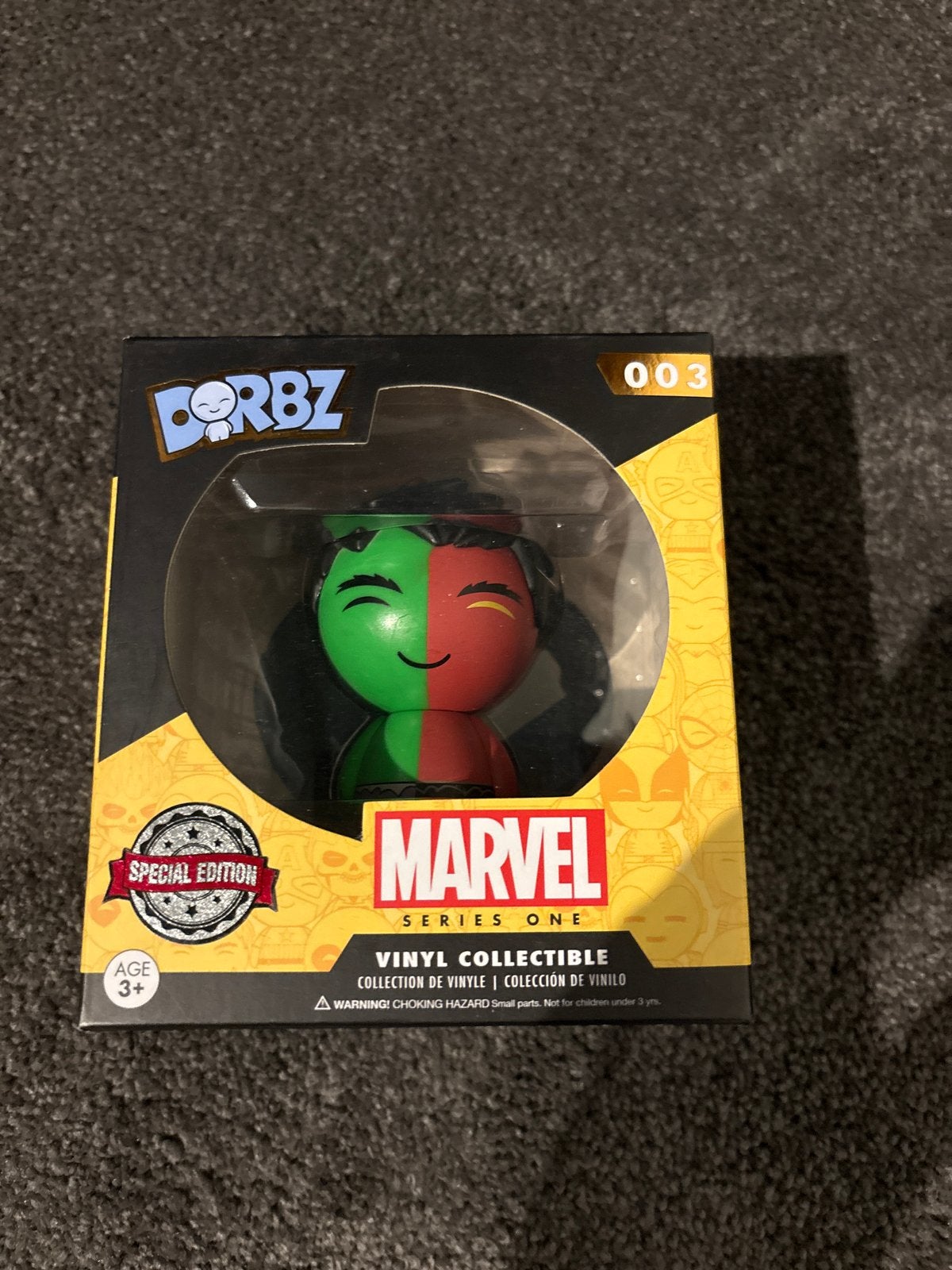 Funko Dorbz Marvel Series One - Hulk Special Edition, Ophalen of Verzenden, Nieuw