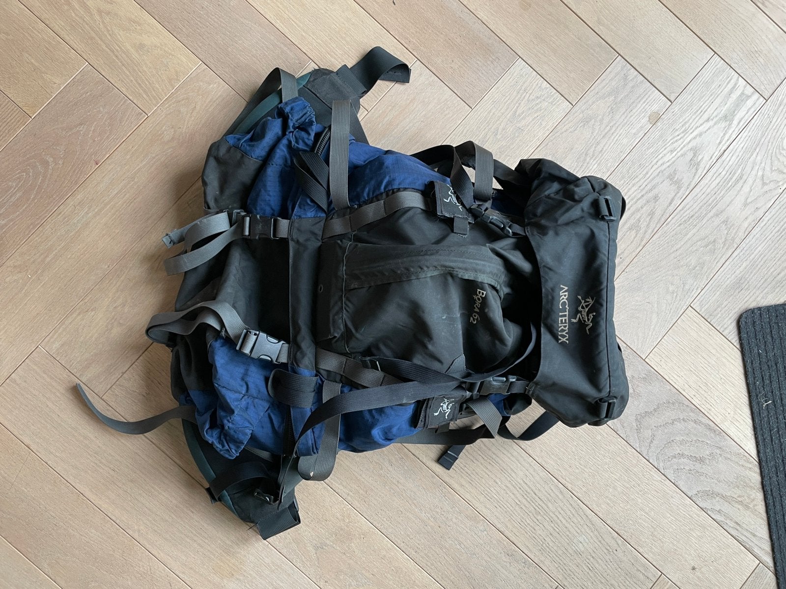 Arc teryx bora 62 dames backpack, Ophalen of Verzenden, Gebruikt, Blauw, 30 cm of meer