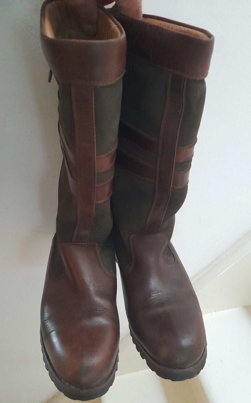 FLCU Leren Laarzen - Bruin, Bruin, Boots, Ophalen of Verzenden, Gedragen