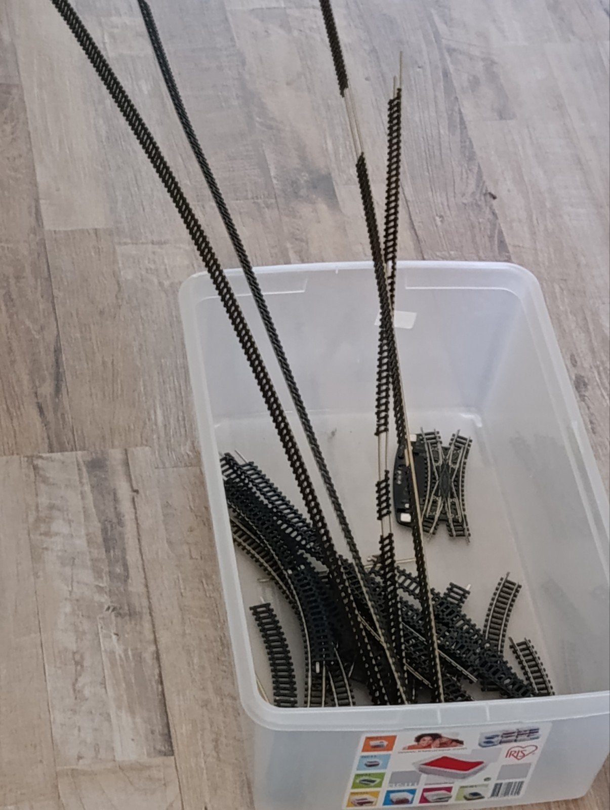 div rails, flex rail, wissel., Ophalen of Verzenden, Gelijkstroom, Rails, Trix