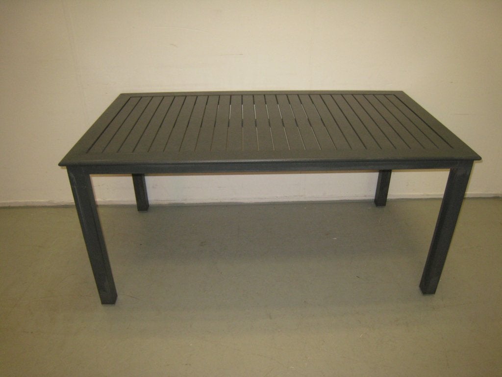 Aluminium tuintafel, breed 160, diep 90, hoog 74, Niet ingevuld, Gebruikt, Niet ingevuld, Niet ingevuld